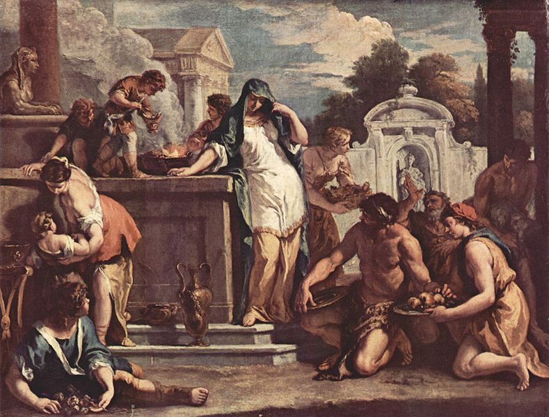 Sebastiano Ricci Opfer fur die Gottin Vesta